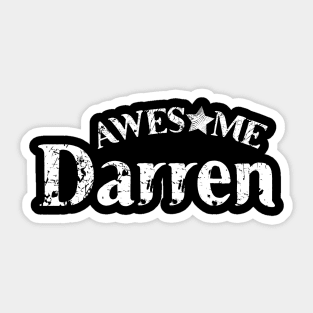 Awesome Darren Sticker